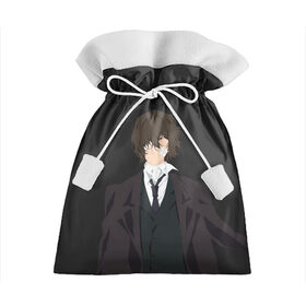 Подарочный 3D мешок с принтом Osamu Dazai в городе Новоалтайск, 100% полиэстер | Размер: 29*39 см | bungou | dazai | dogs | osamu | stray | асаму | бродячие псы | бродячих | дадзай | дазай | литературные гении | осаму | проза | псов