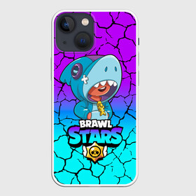 Чехол для iPhone 13 mini с принтом Brawl stars leon shark. в городе Новоалтайск,  |  | bea | bib | brawl stars | crow | el brown | leon | max | nita | sally leon | shark | акула | биа | биби | бравл старс | ворон | игра | леон | макс | нита | оборотень | салли леон | сэлли леон | шарк | эл браун