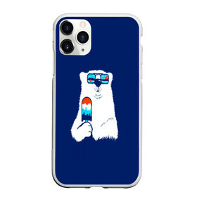Чехол для iPhone 11 Pro Max матовый с принтом Мишка в городе Новоалтайск, Силикон |  | Тематика изображения на принте: animal | art | арт | голова | горы | животное | зверь | михаил | миша | мишка | море | очки | парню | потеки | прикол | прикольная | природа | смешная | хищник | юмор