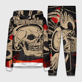 Женский костюм 3D (с толстовкой) с принтом Iron Maiden в городе Новоалтайск,  |  | 80s | hardrock | heavy | iron | maiden | metal | pop | steve harris | the final frontier | uk | айрон | группа | железная дева | метал | мэйден | хеви