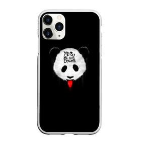 Чехол для iPhone 11 Pro матовый с принтом _Panda_ в городе Новоалтайск, Силикон |  | color | have | hunter | panda | text | we | yes | австралия | арт | бе | высунула | глаза | голова | да | дикое | есть | животное | лбу | млекопитающее | на | надпись | нас | нос | охотник | панда | панды | показывает