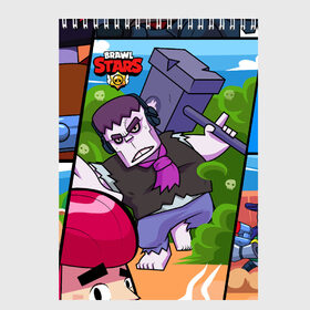 Скетчбук с принтом Brawl Stars Frank в городе Новоалтайск, 100% бумага
 | 48 листов, плотность листов — 100 г/м2, плотность картонной обложки — 250 г/м2. Листы скреплены сверху удобной пружинной спиралью | 3x3 | 3на3 | android | brawl stars | brawlball | caveman | default | epic brawler | frank | frankenstein | hammer | ios | moba | supercell | броул старт | броулер | драка звёзд | моба | суперцелл