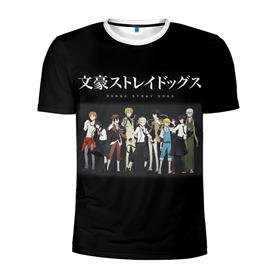 Мужская футболка 3D спортивная с принтом Bungou Stray Dogs в городе Новоалтайск, 100% полиэстер с улучшенными характеристиками | приталенный силуэт, круглая горловина, широкие плечи, сужается к линии бедра | anime | bungou | bungou stray dogs | dogs | stray | аниме | бродячий пес | великий из бродячих псов | манга