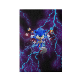 Обложка для паспорта матовая кожа с принтом SONIC в городе Новоалтайск, натуральная матовая кожа | размер 19,3 х 13,7 см; прозрачные пластиковые крепления | hedgehog | metal sonic | silver | silver the hedgehog | sonic | sonic boom | sonic the hedgehog | еж | ёж сонник | ежик | игры | кино | соник | соник в кино | фильм