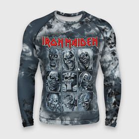 Мужской рашгард 3D с принтом Iron Maiden в городе Новоалтайск,  |  | Тематика изображения на принте: 80s | hardrock | heavy | iron | maiden | metal | pop | steve harris | the final frontier | uk | айрон | группа | железная дева | метал | мэйден | хеви