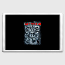 Магнит 45*70 с принтом Iron Maiden в городе Новоалтайск, Пластик | Размер: 78*52 мм; Размер печати: 70*45 | 80s | hardrock | heavy | iron | maiden | metal | pop | steve harris | the final frontier | uk | айрон | группа | железная дева | метал | мэйден | хеви
