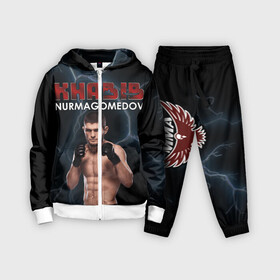Детский костюм 3D с принтом ХАБИБ в городе Новоалтайск,  |  | mma | sport | бои | дагестан | нурмагомедов | орел | спорт | хаба | хабиб
