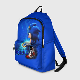 Рюкзак 3D с принтом SONIC в городе Новоалтайск, 100% полиэстер | лямки с регулируемой длиной, сверху петелька, чтобы рюкзак можно было повесить на вешалку. Основное отделение закрывается на молнию, как и внешний карман. Внутри два дополнительных кармана, один из которых закрывается на молнию. По бокам два дополнительных кармашка | hedgehog | metal sonic | silver | silver the hedgehog | sonic | sonic boom | sonic the hedgehog | еж | ёж сонник | ежик | игры | кино | соник | соник в кино | фильм