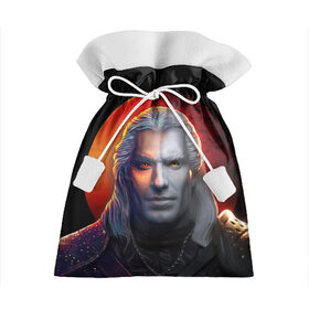 Подарочный 3D мешок с принтом HALF WITCHER в городе Новоалтайск, 100% полиэстер | Размер: 29*39 см | gerald | geralt | henry cavill | netflix | the witcher | wild hunt | witcher | wolf | ведьмак | ведьмак сериал | волк | генри кавилл | геральд | дикая охота | нетфликс | нэтфликс