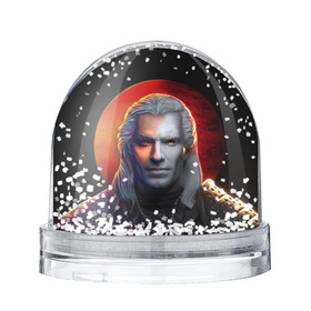 Снежный шар с принтом HALF WITCHER в городе Новоалтайск, Пластик | Изображение внутри шара печатается на глянцевой фотобумаге с двух сторон | gerald | geralt | henry cavill | netflix | the witcher | wild hunt | witcher | wolf | ведьмак | ведьмак сериал | волк | генри кавилл | геральд | дикая охота | нетфликс | нэтфликс