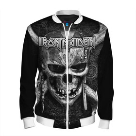Мужской бомбер 3D с принтом IRON MAIDEN | АЙРОН МАЙДЕН в городе Новоалтайск, 100% полиэстер | застегивается на молнию, по бокам два кармана без застежек, по низу бомбера и на воротнике - эластичная резинка | 80s | hardrock | heavy | iron | maiden | metal | pop | steve harris | the final frontier | uk | айрон | бас | британия | брюс дикинсон | гитара | группа | железная дева | метал | мэйден | нико макбрэйн | рок | стив харрис | хеви