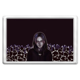 Магнит 45*70 с принтом Pyrokinesis. в городе Новоалтайск, Пластик | Размер: 78*52 мм; Размер печати: 70*45 | pyrokinesis | андрей пирокинезис | каждаябарбистерва | левый баттл | музыка | музыкант | пирокинезис | рэп | рэпер