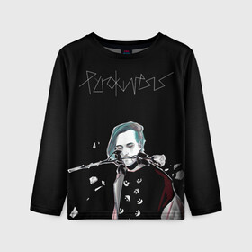 Детский лонгслив 3D с принтом PYROKINESIS. в городе Новоалтайск, 100% полиэстер | длинные рукава, круглый вырез горловины, полуприлегающий силуэт
 | pyrokinesis | андрей пирокинезис | каждаябарбистерва | левый баттл | музыка | музыкант | пирокинезис | рэп | рэпер | хип хоп