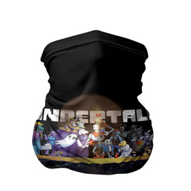 Бандана-труба 3D с принтом Undertale. в городе Новоалтайск, 100% полиэстер, ткань с особыми свойствами — Activecool | плотность 150‒180 г/м2; хорошо тянется, но сохраняет форму | asriel dreemurr | chara | frisk | sans | undertale | азриэль дримурр | андертейл | андрайн | гастер | меттатон | санс | фриск | чара