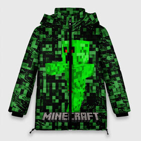 Женская зимняя куртка 3D с принтом MINECRAFT CREEPER в городе Новоалтайск, верх — 100% полиэстер; подкладка — 100% полиэстер; утеплитель — 100% полиэстер | длина ниже бедра, силуэт Оверсайз. Есть воротник-стойка, отстегивающийся капюшон и ветрозащитная планка. 

Боковые карманы с листочкой на кнопках и внутренний карман на молнии | creeper | game | minecraft | блоки | игра | квадраты | компьютерная игра | крипер | майнкрафт