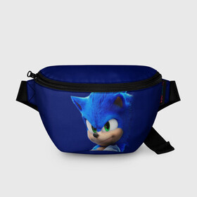 Поясная сумка 3D с принтом SONIC в городе Новоалтайск, 100% полиэстер | плотная ткань, ремень с регулируемой длиной, внутри несколько карманов для мелочей, основное отделение и карман с обратной стороны сумки застегиваются на молнию | hedgehog | metal sonic | silver | silver the hedgehog | sonic | sonic boom | sonic the hedgehog | еж | ёж сонник | ежик | игры | кино | соник | соник в кино | фильм