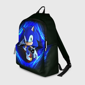Рюкзак 3D с принтом SONIC в городе Новоалтайск, 100% полиэстер | лямки с регулируемой длиной, сверху петелька, чтобы рюкзак можно было повесить на вешалку. Основное отделение закрывается на молнию, как и внешний карман. Внутри два дополнительных кармана, один из которых закрывается на молнию. По бокам два дополнительных кармашка | hedgehog | metal sonic | silver | silver the hedgehog | sonic | sonic boom | sonic the hedgehog | еж | ёж сонник | ежик | игры | кино | соник | соник в кино | фильм