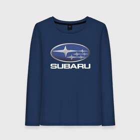 Женский лонгслив хлопок с принтом SUBARU в городе Новоалтайск, 100% хлопок |  | 2020 | auto | forester | impreza | outback | sport | sti | subaru | tribeca | wrx | авто | автомобиль | автомобильные | аутбек | бренд | врх | импреза | марка | машины | оутбек | спорт | сти | субару | трибека | форестер