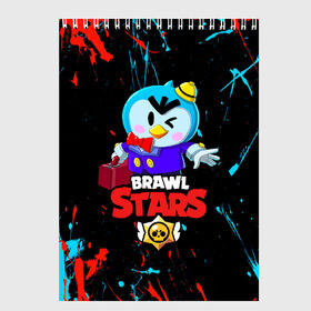 Скетчбук с принтом BRAWL STARS MR P в городе Новоалтайск, 100% бумага
 | 48 листов, плотность листов — 100 г/м2, плотность картонной обложки — 250 г/м2. Листы скреплены сверху удобной пружинной спиралью | bea | bibi | brawl stars | colt | crow | el brown | leon | leon shark | max | mr.p | nita | sally leon | shark | акула | беа | берли | биби | бравл старс | ворон | кольт | леон | леон акула | макс | нита | шелли