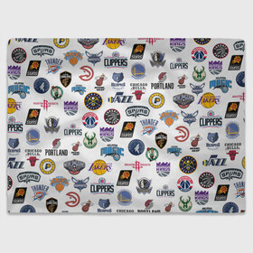 Плед 3D с принтом NBA Pattern в городе Новоалтайск, 100% полиэстер | закругленные углы, все края обработаны. Ткань не мнется и не растягивается | basketball | boston celtics | brooklyn nets | nba | new york knicks | philadel | toronto raptors | баскетбол | бостон селтикс | бруклин нетс | нба | нью йорк никс | спорт | торонто рэпторс | филадельфия 76ерс