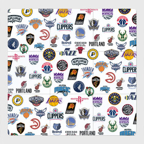 Магнитный плакат 3Х3 с принтом NBA Pattern | НБА Паттерн в городе Новоалтайск, Полимерный материал с магнитным слоем | 9 деталей размером 9*9 см | basketball | boston celtics | brooklyn nets | nba | new york knicks | philadel | toronto raptors | баскетбол | бостон селтикс | бруклин нетс | нба | нью йорк никс | спорт | торонто рэпторс | филадельфия 76ерс