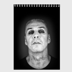 Скетчбук с принтом LINDEMANN в городе Новоалтайск, 100% бумага
 | 48 листов, плотность листов — 100 г/м2, плотность картонной обложки — 250 г/м2. Листы скреплены сверху удобной пружинной спиралью | lindemann | lm | rammstein | rock | кристиан лоренц | линдеманн | лм | музыка | рамштайн | рок | тилль линдеманн