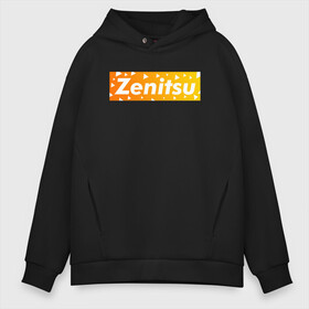 Мужское худи Oversize хлопок с принтом ZENITSU в городе Новоалтайск, френч-терри — 70% хлопок, 30% полиэстер. Мягкий теплый начес внутри —100% хлопок | боковые карманы, эластичные манжеты и нижняя кромка, капюшон на магнитной кнопке | Тематика изображения на принте: demon slayer | kimetsu no yaiba | nezuko | shinobu | slayer | tanjiro | zenitsu | гию томиока | зенитцу | иноске хашибира | клинок рассекающий демонов | незуко | танджиро | шинобу кочо