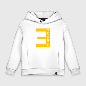 Детское худи Oversize хлопок с принтом EMINEM | ЭМИНЕМ (Z) в городе Новоалтайск, френч-терри — 70% хлопок, 30% полиэстер. Мягкий теплый начес внутри —100% хлопок | боковые карманы, эластичные манжеты и нижняя кромка, капюшон на магнитной кнопке | america | eminem | rap | slim shady | usa | америка | зарубежный реп | реп | сша | эминем