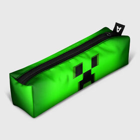 Пенал 3D с принтом MINECRAFT в городе Новоалтайск, 100% полиэстер | плотная ткань, застежка на молнии | block | creeper | cube | minecraft | pixel | блок | геометрия | крафт | крипер | кубики | майнкрафт | пиксели