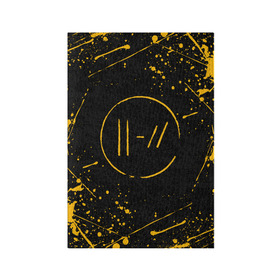 Обложка для паспорта матовая кожа с принтом  TWENTY ONE PILOTS в городе Новоалтайск, натуральная матовая кожа | размер 19,3 х 13,7 см; прозрачные пластиковые крепления | 21 pilots | 21p | bandito | blurryface | chlorine | joshua | ned | top | trench | twenty one pilots | tyler | бандито | нэд | тренч