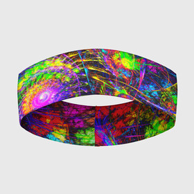 Повязка на голову 3D с принтом НЕОНОВЫЕ КРАСКИ в городе Новоалтайск,  |  | abstract | abstraction | color | fractal | geometry | paitnt | polygon | polygonal | psy | абстракция | геометрия | краски | неоновые | полигоны | психоделика | фрактал