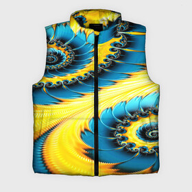 Мужской жилет утепленный 3D с принтом ABSTRACT EXCLUSIVE в городе Новоалтайск,  |  | abstract | abstraction | color | fractal | geometry | paitnt | polygon | polygonal | psy | абстракция | геометрия | краски | неоновые | полигоны | психоделика | фрактал