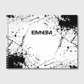 Альбом для рисования с принтом EMINEM в городе Новоалтайск, 100% бумага
 | матовая бумага, плотность 200 мг. | Тематика изображения на принте: america | eminem | rap | slim shady | usa | америка | зарубежный реп | реп | сша | эминем