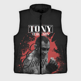 Мужской жилет утепленный 3D с принтом Tony Ferguson в городе Новоалтайск,  |  | el cucuy | ferguson | mma | tony ferguson | мма | тони фергюсон | фергюсон