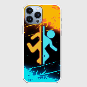 Чехол для iPhone 13 Pro Max с принтом PORTAL. в городе Новоалтайск,  |  | aperture science | black mesa xen | half life | portal | portal 2 | valve | игра | портал