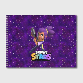 Альбом для рисования с принтом Brawl stars Шелли в городе Новоалтайск, 100% бумага
 | матовая бумага, плотность 200 мг. | Тематика изображения на принте: brawl | brawl stars | brawlstars | brawl_stars | jessie | бравл | бравлстарс | ворон | джеси | шелли