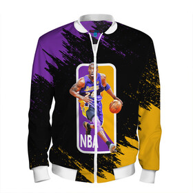 Мужской бомбер 3D с принтом LA LAKERS / KOBE BRYANT в городе Новоалтайск, 100% полиэстер | застегивается на молнию, по бокам два кармана без застежек, по низу бомбера и на воротнике - эластичная резинка | america | basketball | kobe bryant | la | la lakers | lakers | los angeles lakers | nba | usa | баскетбол | кобе брайант | лос анджелес лейкерс | нба | сша