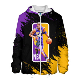 Мужская куртка 3D с принтом LA LAKERS / KOBE BRYANT в городе Новоалтайск, ткань верха — 100% полиэстер, подклад — флис | прямой крой, подол и капюшон оформлены резинкой с фиксаторами, два кармана без застежек по бокам, один большой потайной карман на груди. Карман на груди застегивается на липучку | america | basketball | kobe bryant | la | la lakers | lakers | los angeles lakers | nba | usa | баскетбол | кобе брайант | лос анджелес лейкерс | нба | сша