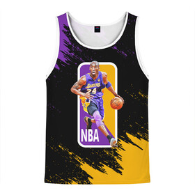 Мужская майка 3D с принтом LA LAKERS KOBE BRYANT в городе Новоалтайск, 100% полиэстер | круглая горловина, приталенный силуэт, длина до линии бедра. Пройма и горловина окантованы тонкой бейкой | america | basketball | kobe bryant | la | la lakers | lakers | los angeles lakers | nba | usa | баскетбол | кобе брайант | лос анджелес лейкерс | нба | сша