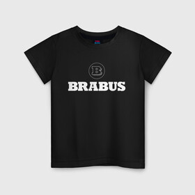 Детская футболка хлопок с принтом BRABUS в городе Новоалтайск, 100% хлопок | круглый вырез горловины, полуприлегающий силуэт, длина до линии бедер | Тематика изображения на принте: 2020 | amg | auto | brabus | clk | cls | glk | mercedes | mercedes benz | slk | sport | авто | автомобиль | автомобильные | амг | брабус | бренд | глк | марка | машины | мерседес | слк | спорт | цлк | цлс