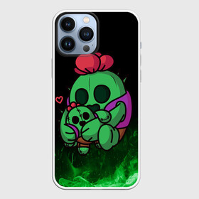 Чехол для iPhone 13 Pro Max с принтом Brawl stars SPIKE в городе Новоалтайск,  |  | Тематика изображения на принте: brawl stars | brawl stars spike | spike | stars | бравл старс | бравлер | спайк