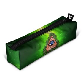 Пенал 3D с принтом Всевидящее око в городе Новоалтайск, 100% полиэстер | плотная ткань, застежка на молнии | всевидящее око | глаз | за тобой наблюдают | заговор | зрачок | креатив | листва | листья | масон | масоны | наблюдение | сговор | треугольник