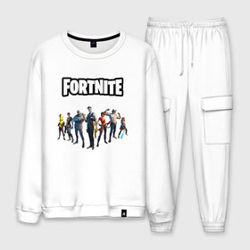 Мужской костюм хлопок с принтом Fortnite 2 глава 2 часть в городе Новоалтайск, 100% хлопок | на свитшоте круглая горловина, мягкая резинка по низу. Брюки заужены к низу, на них два вида карманов: два “обычных” по бокам и два объемных, с клапанами, расположенные ниже линии бедра. Брюки с мягкой трикотажной резинкой на поясе и по низу штанин. В поясе для дополнительного комфорта — широкие завязки | Тематика изображения на принте: fortnite | fortnite 11 season | fortnite camouflage | fortnite chapter 2 | game | island fortnite | битва | игра | камуфляж фортнайт | карта | мир фортнайт | надпись | остров фортнайт | фортнайт | фортнайт 11 сезон | фортнайт часть 2