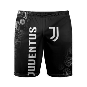 Мужские шорты спортивные с принтом JUVENTUS в городе Новоалтайск,  |  | arsenal | bayern | bayern munchen | borussia | chelsea | fc barca | juventus | liverp | manchester city | manchester united | milan | real madrid | арсенал | бавария | барселона | боруссия | манчестер сити | манчестер