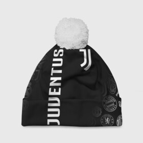 Шапка 3D c помпоном с принтом JUVENTUS | ЮВЕНТУС (Z) в городе Новоалтайск, 100% полиэстер | универсальный размер, печать по всей поверхности изделия | arsenal | bayern | bayern munchen | borussia | chelsea | fc barca | juventus | liverp | manchester city | manchester united | milan | real madrid | арсенал | бавария | барселона | боруссия | манчестер сити | манчестер