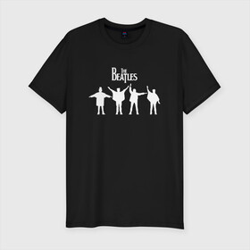 Мужская футболка хлопок Slim с принтом Beatles | Битлз (Z) в городе Новоалтайск, 92% хлопок, 8% лайкра | приталенный силуэт, круглый вырез ворота, длина до линии бедра, короткий рукав | beatles | john lennon | liverpool four | ring | rock | битлз | джон леннон | джордж харрисон | ливерпульская четверка | мерсибит | пол маккартни | психоделический рок | ринго старр | рок | рок н ролл | хард рок