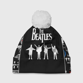Шапка 3D c помпоном с принтом Beatles в городе Новоалтайск, 100% полиэстер | универсальный размер, печать по всей поверхности изделия | beatles | john lennon | liverpool four | ring | rock | битлз | джон леннон | джордж харрисон | ливерпульская четверка | мерсибит | пол маккартни | психоделический рок | ринго старр | рок | рок н ролл | хард рок