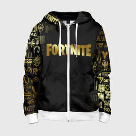 Детская толстовка 3D на молнии с принтом FORTNITE в городе Новоалтайск, 100% полиэстер |  манжеты и пояс оформлены широкой мягкой резинкой, двухслойный капюшон со шнурком для регулировки, спереди карманы и застежка-молния
 | fortnite | fortnite 2 | fortnite x | marshmello | ninja | ninja hyper streamer | ninja streamer | streamer | tyler blevins | маршмелло | ниндзя | фортнайт | фортнайт 2 | фортнайт глава 2
