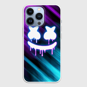 Чехол для iPhone 13 Pro с принтом MARSHMELLO | МАРШМЕЛЛО (Z) в городе Новоалтайск,  |  | america | dj | marshmello | smile | usa | америка | маршмелло | смайл | сша