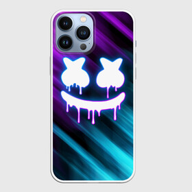 Чехол для iPhone 13 Pro Max с принтом MARSHMELLO | МАРШМЕЛЛО (Z) в городе Новоалтайск,  |  | Тематика изображения на принте: america | dj | marshmello | smile | usa | америка | маршмелло | смайл | сша